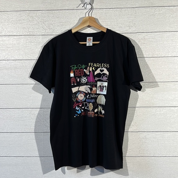 Taylor Swift Era’s Tour Albums Themed T-shirt Size Large NWT! - Picture 2 of 11